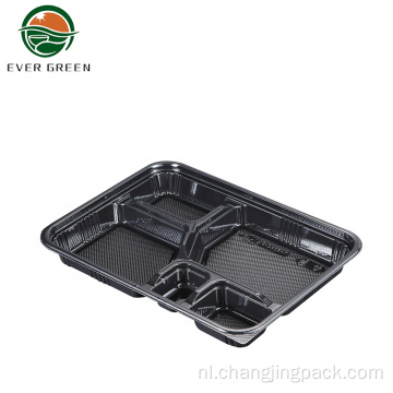 Magnetrowavable Diridable afhaalmaaltijden plastic fastfoodcontainer